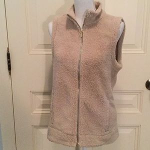 Calvin Klein Tan Sherpa Vest